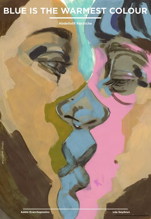 Blue Is the Warmest Colour poster